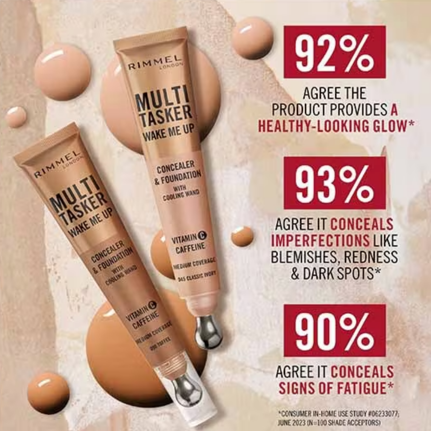 Rimmel Multi Tasker Wake Me Up Concealer & Foundation 20ml