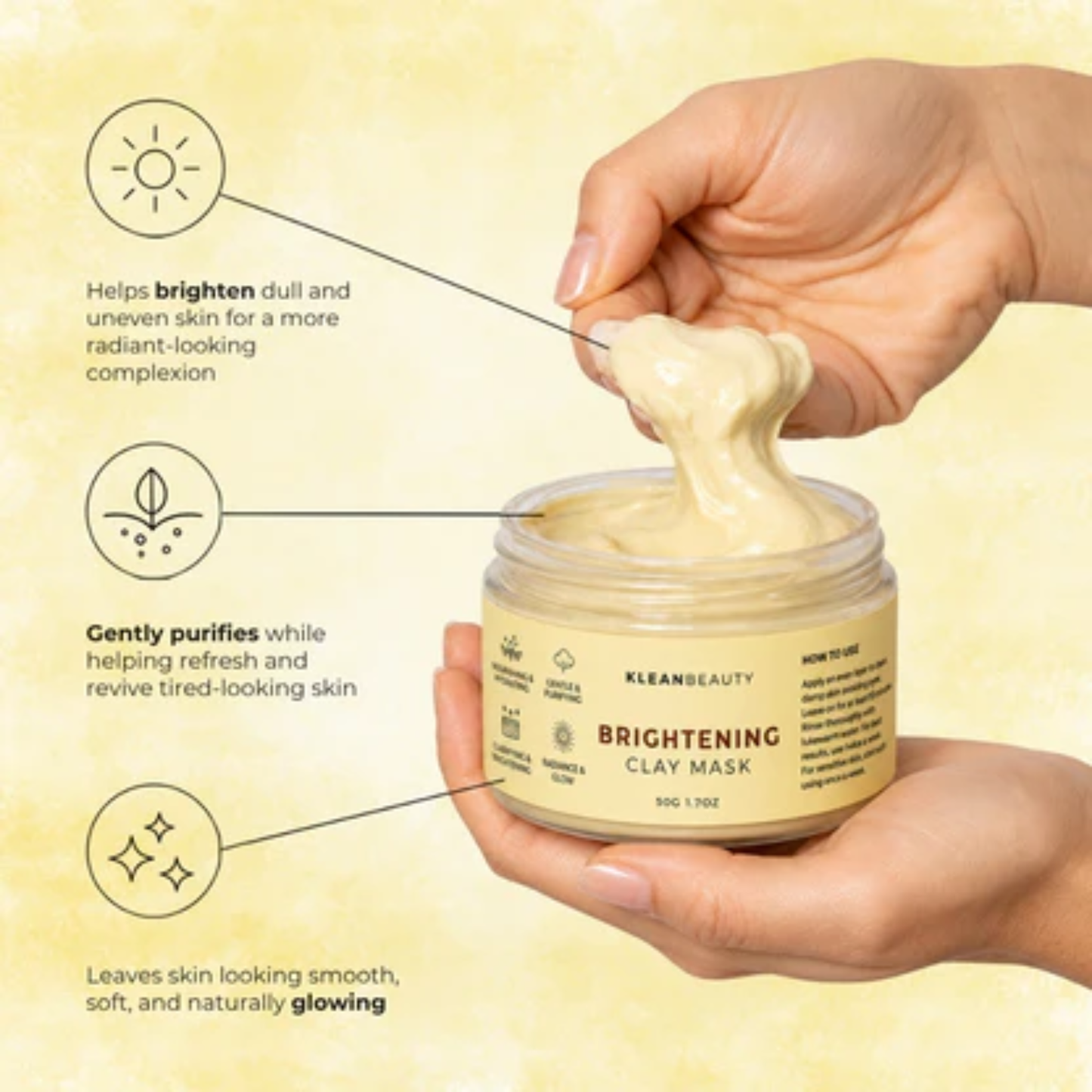 Klean Beauty Brightening Clay Mask