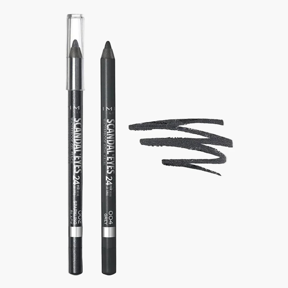 Rimmel Scandal Eyes 24HR Waterproof Kohl Kajal Black Set