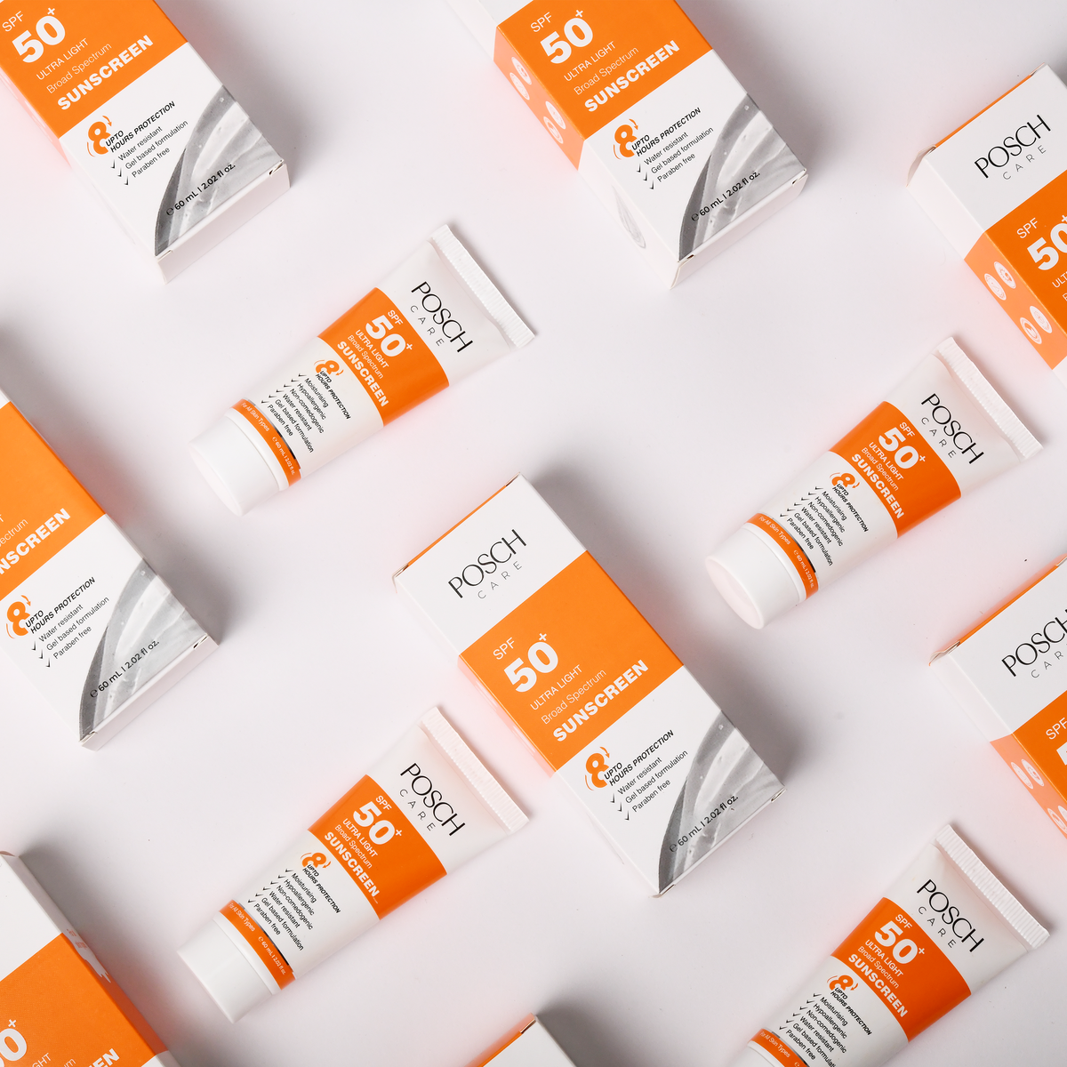 Posch Care Ultra Light Broad Spectrum Sunscreen SPF 50+ 60ml
