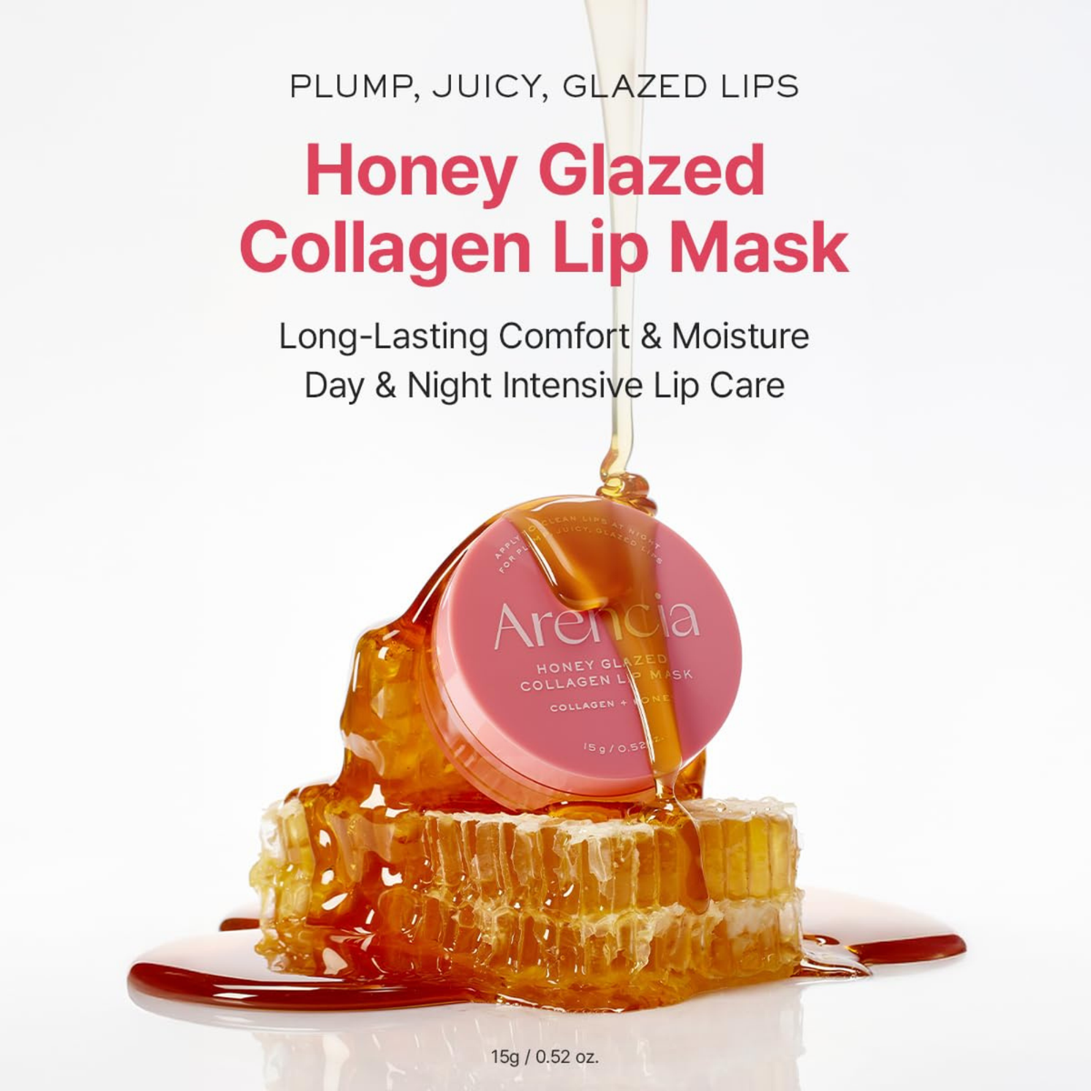 Arencia Honey Glazed Collagen Lip Mask 15gm