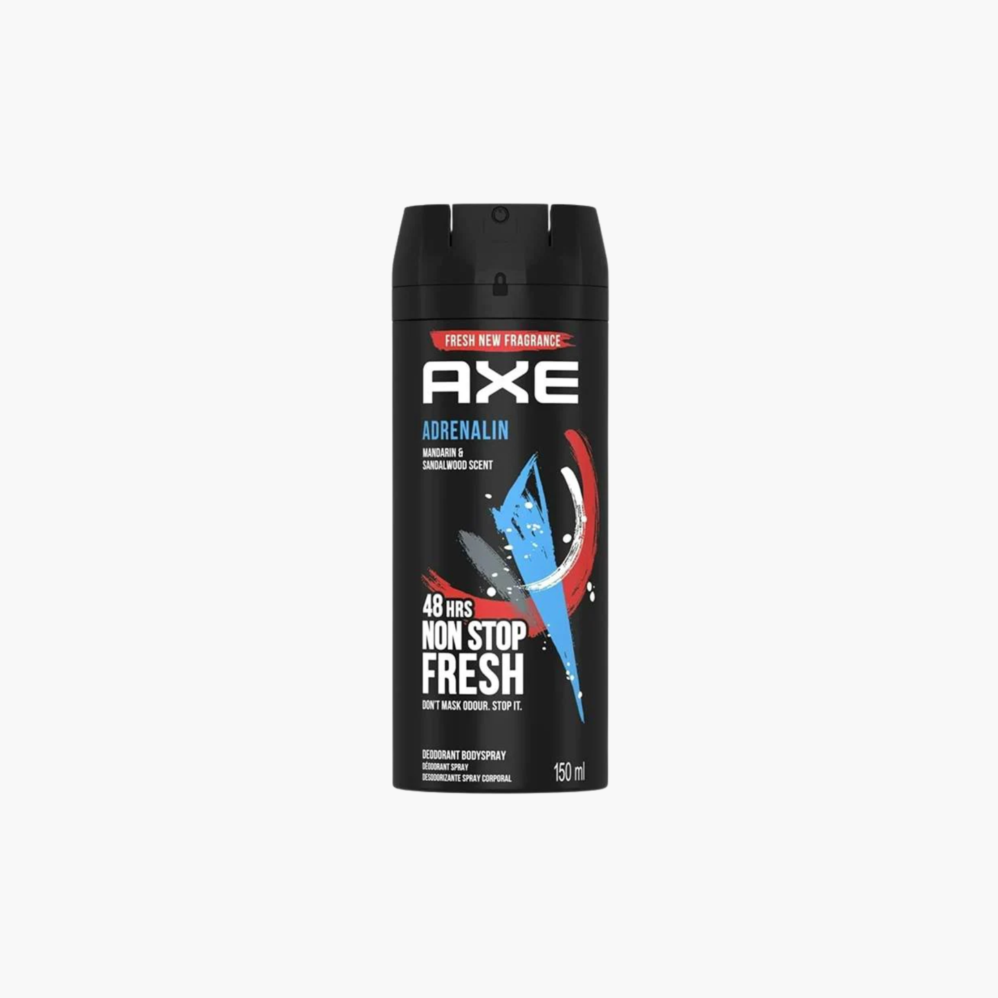 Axe Adrenalin Mandarin & Sandalwood 48H Non-Stop Fresh Deodorant Body Spray For Men 150ml