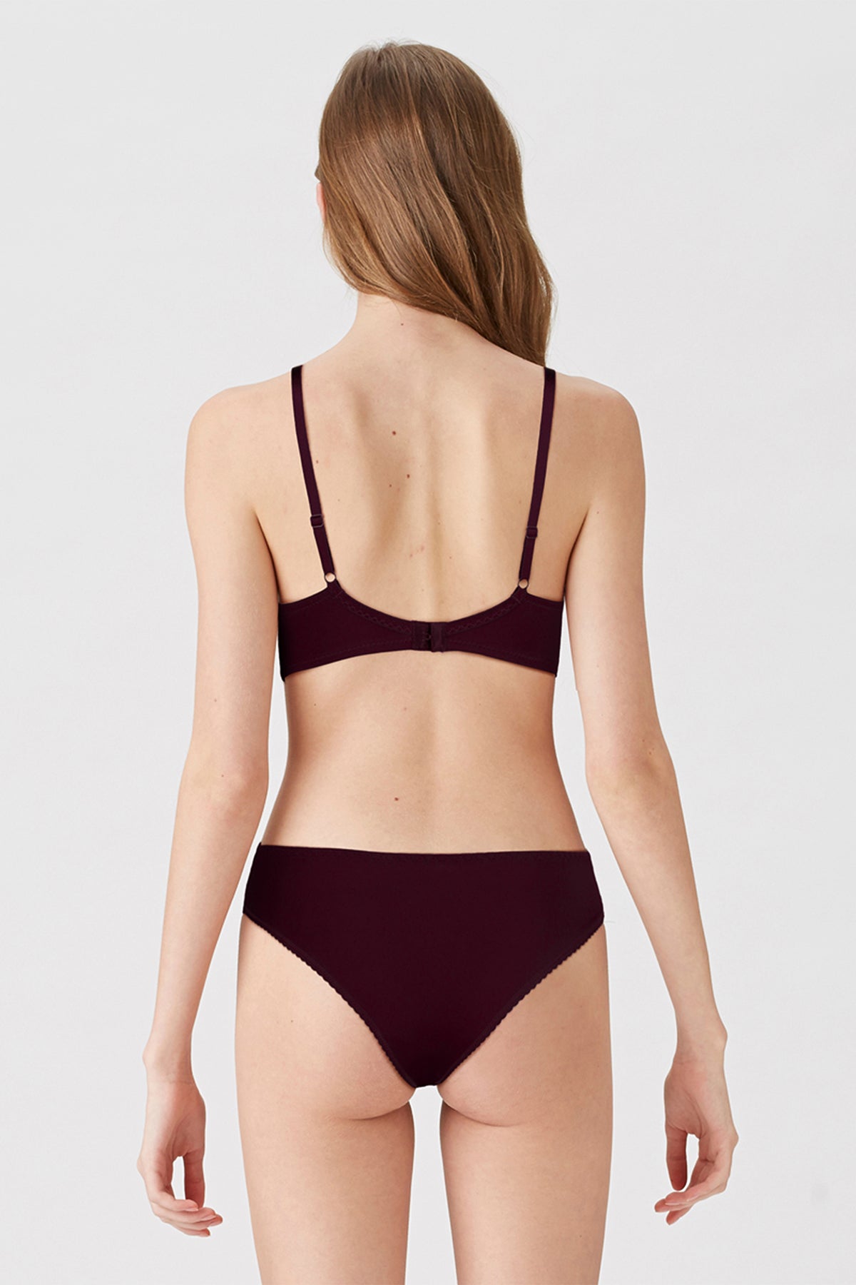 BLS Breathable Lace Panty Burgundy