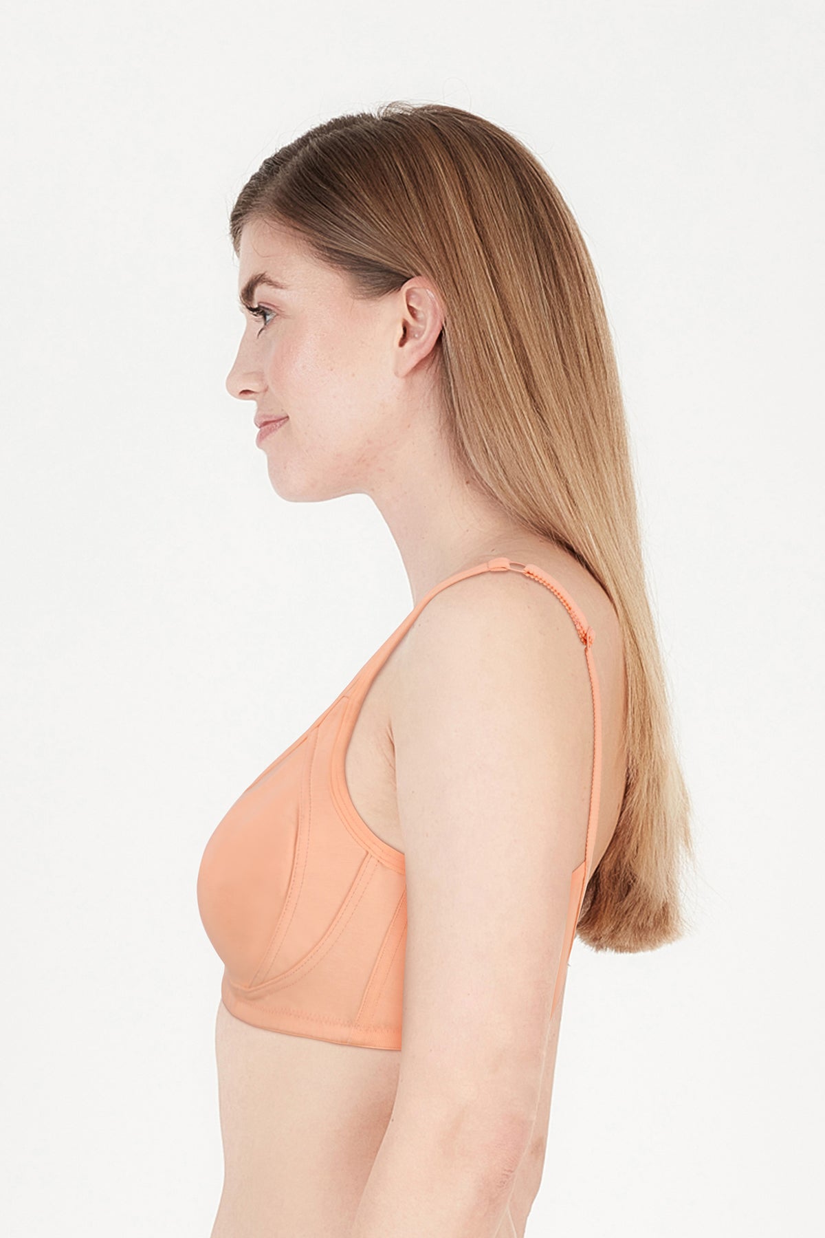 BLS Calantha Non Wired And Non Padded Cotton Bra Salmon