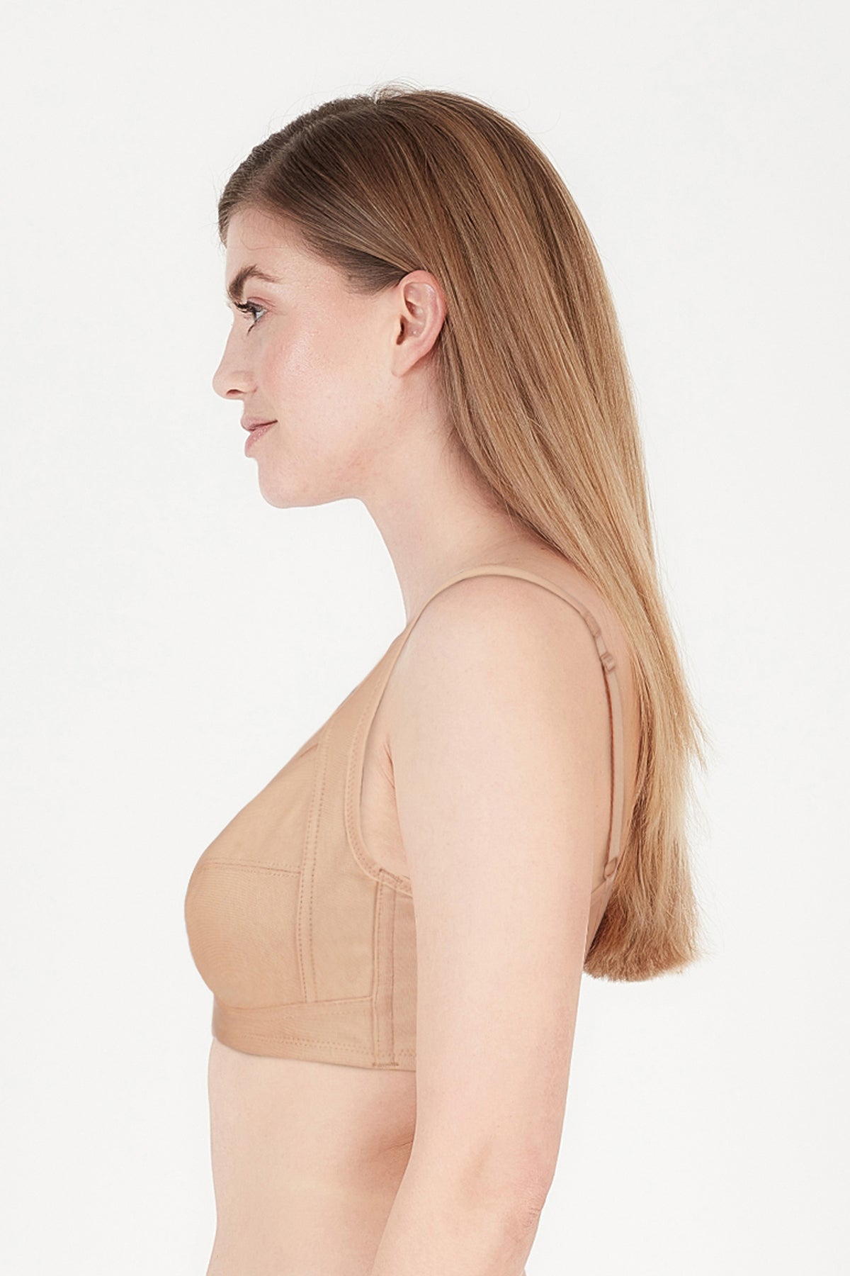 BLS Cali Non Wired And Non Padded Cotton Bra Cappuccino