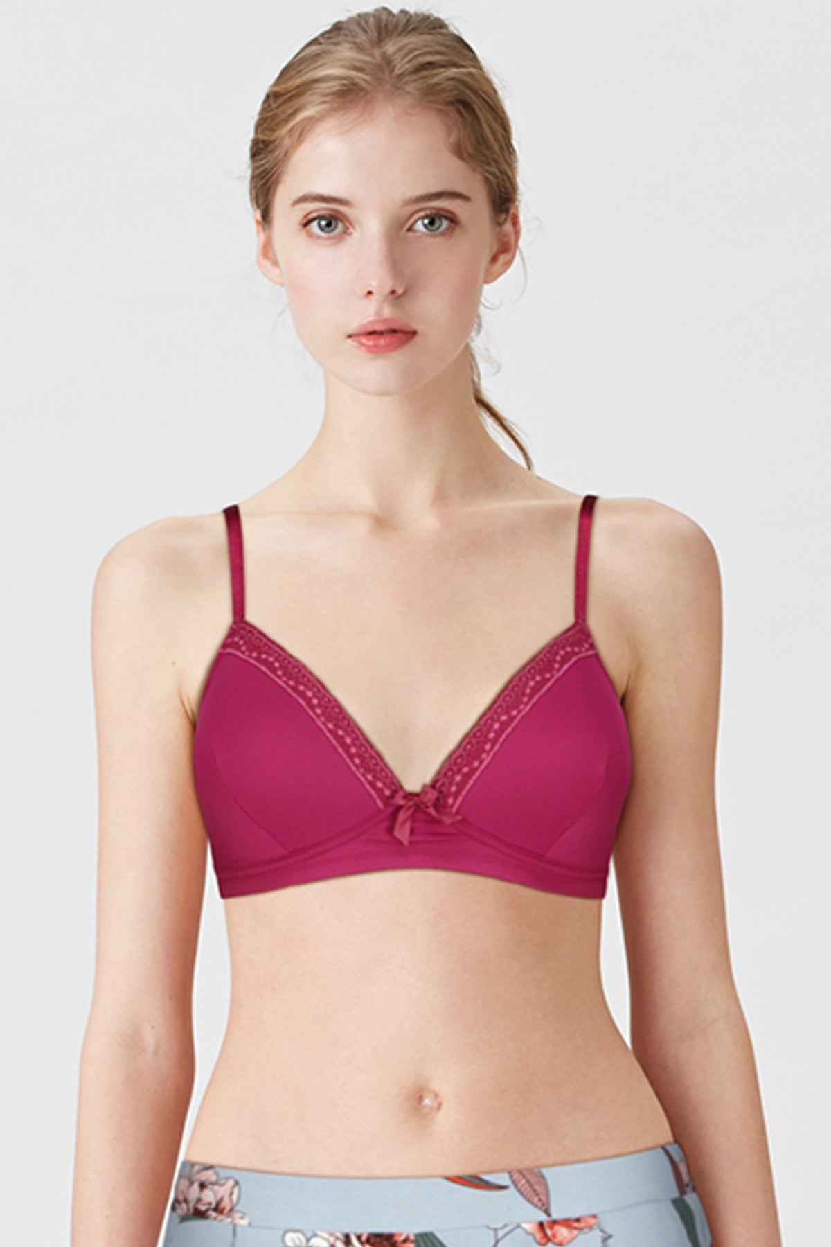 BLS Clarie Non Wired And Padded Bra Respberry