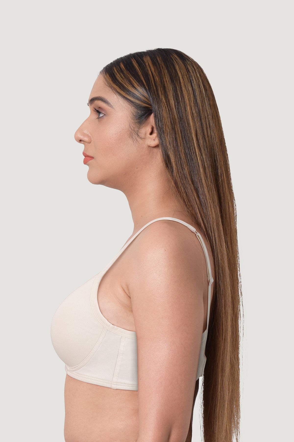 BLS Colma Non Wired And Padded Cotton Bra Pink