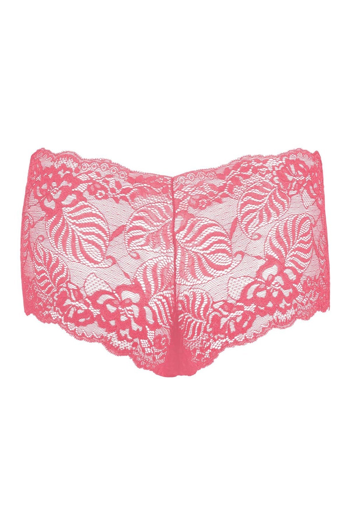 BLS Liza Lace Boyshort Pomegranate