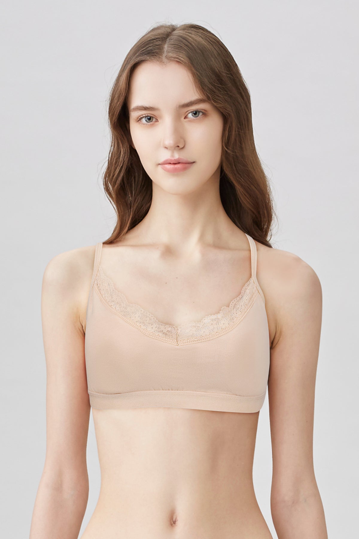 BLS Zelia Padded Cotton Teen Bra Skin