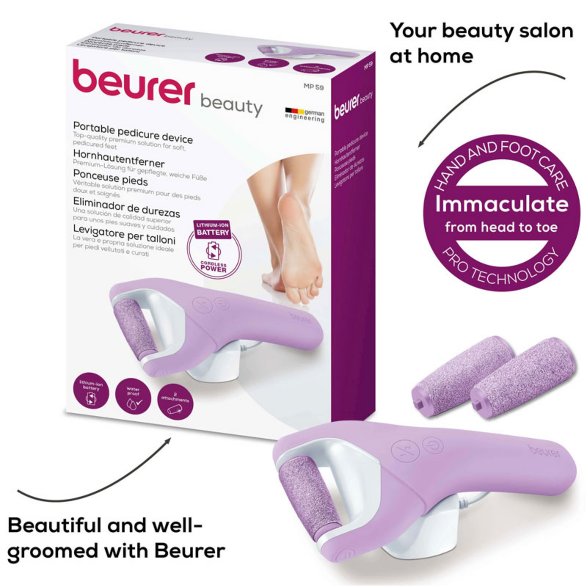 Beurer Portable Pedicure Device MP-59