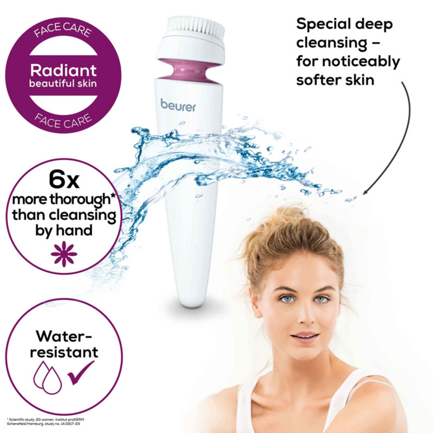 Beurer Pureo Deep Cleansing Facial Brush FC-95