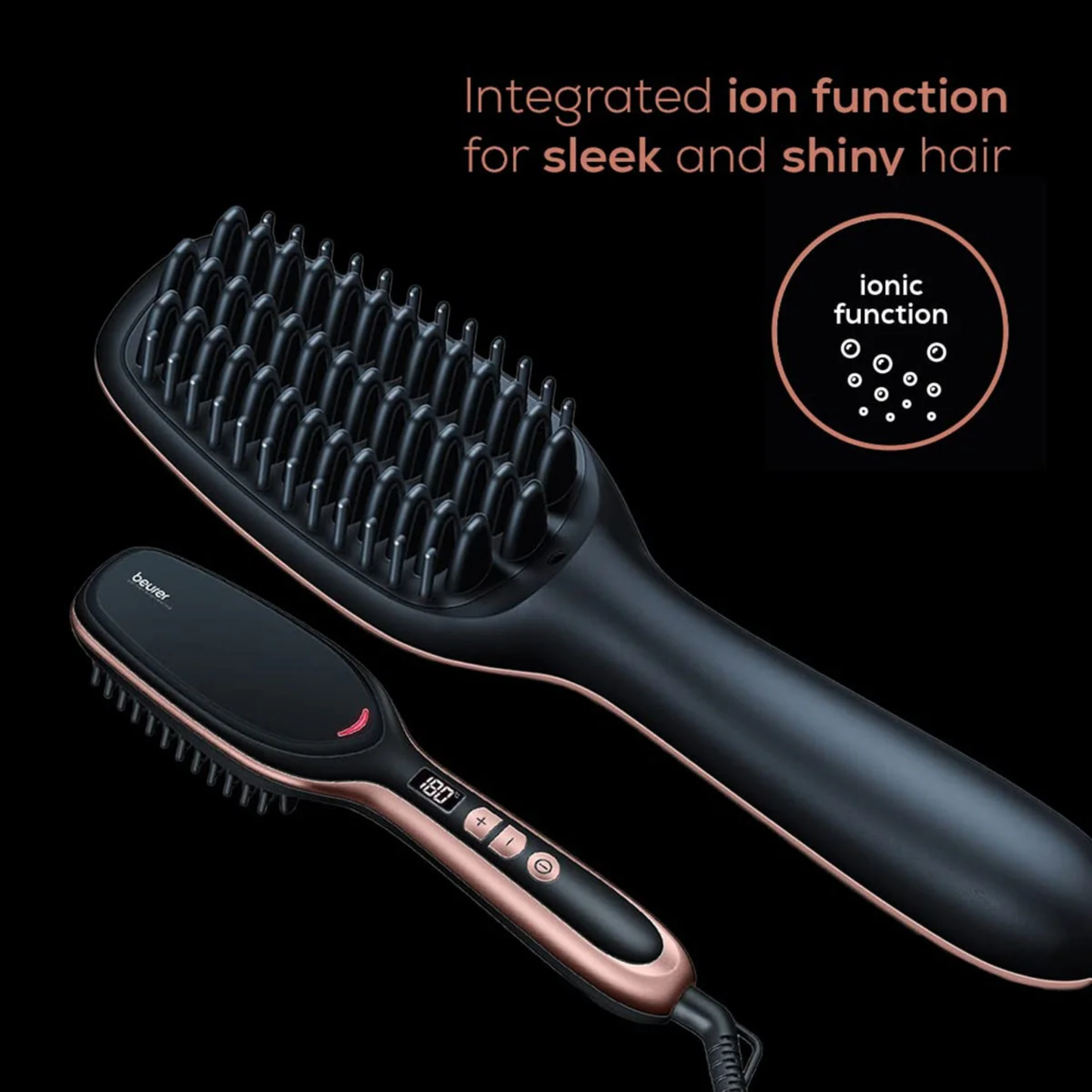Beurer Style Pro Diamond Look Hair Straightening Brush HS-60