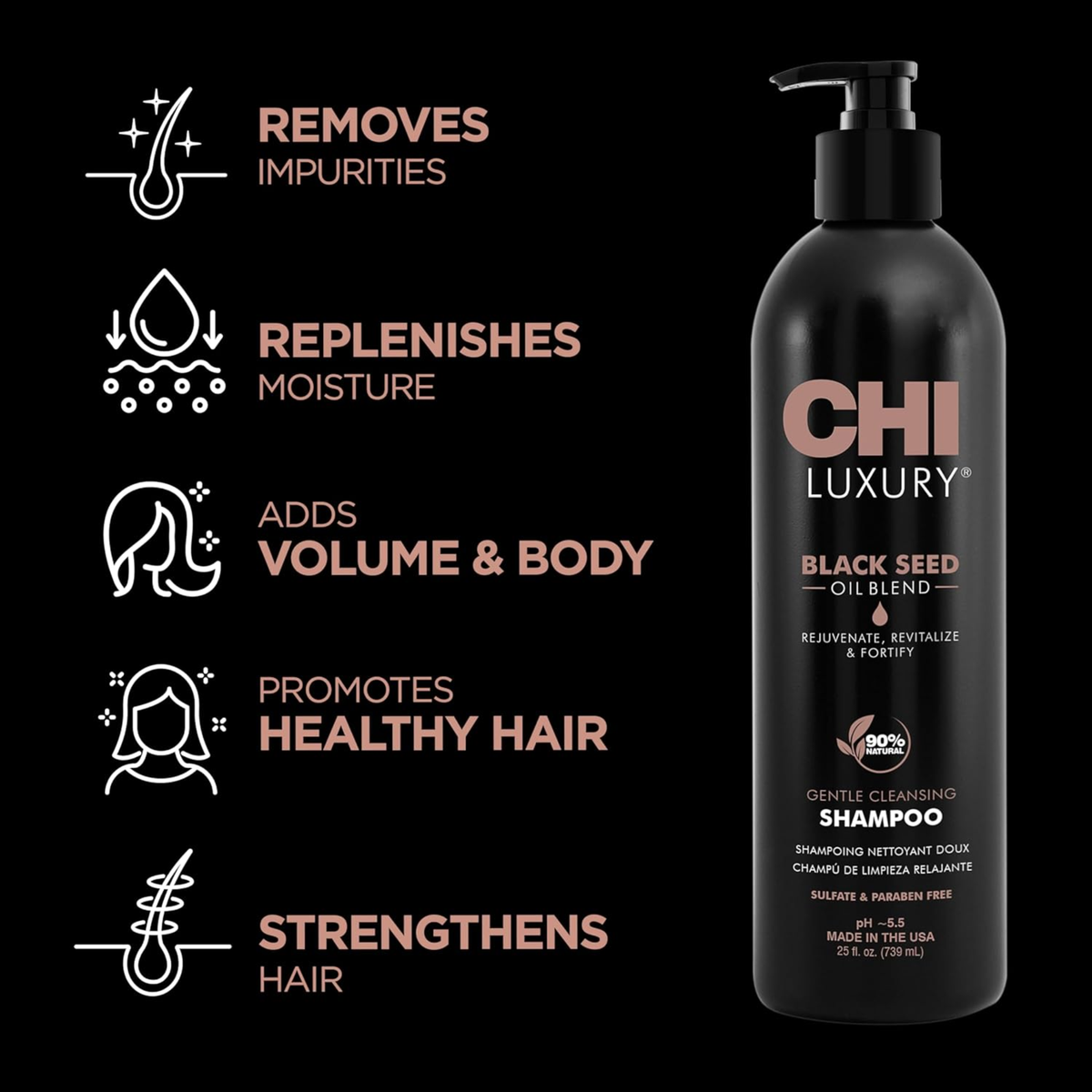 CHI Luxury Gentle Cleansing Shampoo