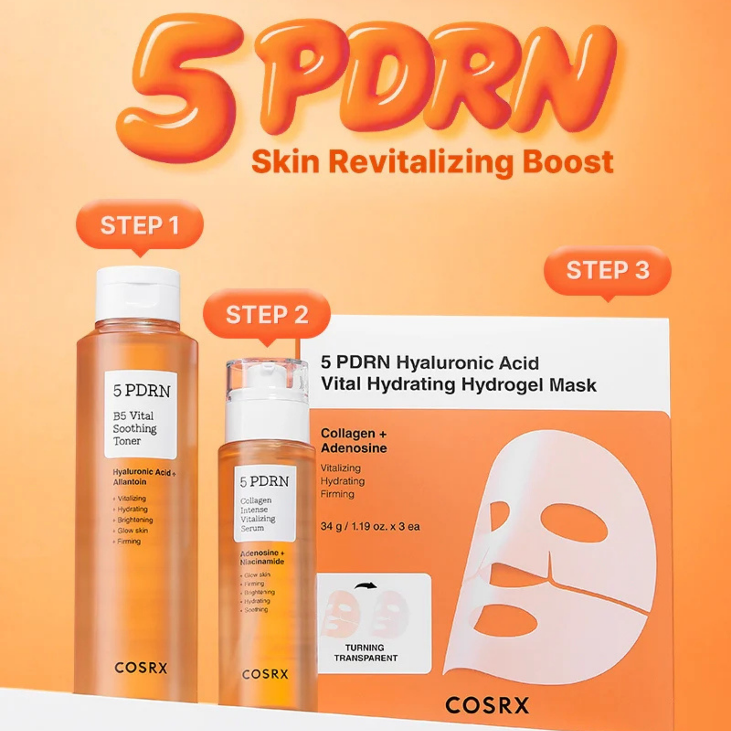 COSRX 5 PDRN B5 Vital Soothing Toner