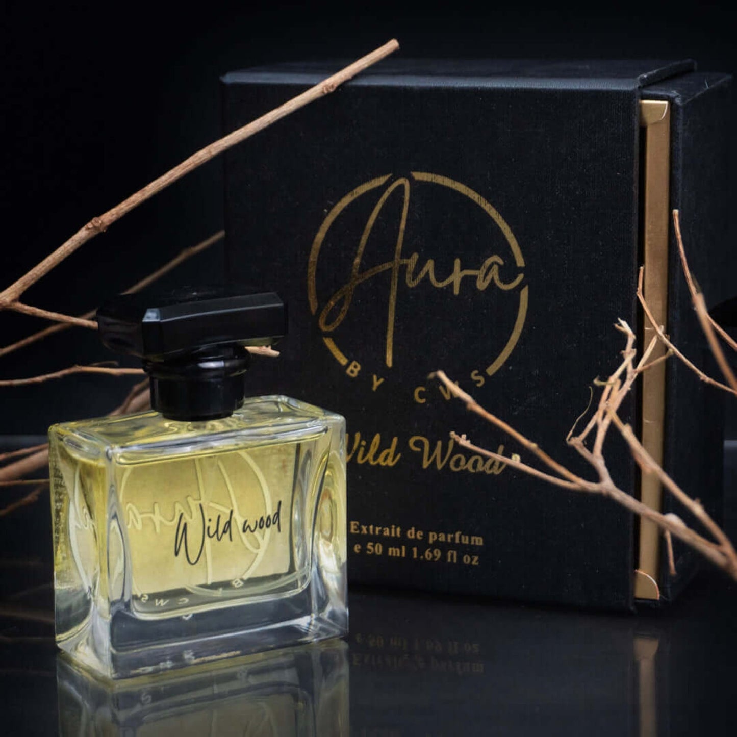 Candle Wick Store Aura Wild Wood Extrait De Parfum For Men 50ml