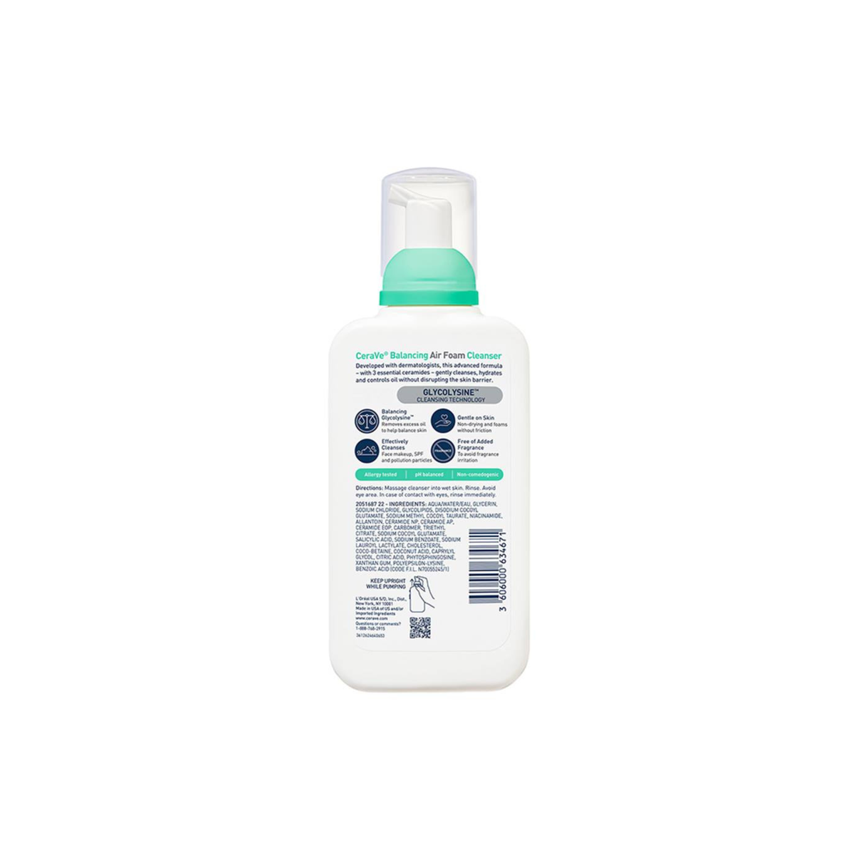 CeraVe Balancing Air Foam Cleanser For Normal To Combination Skin