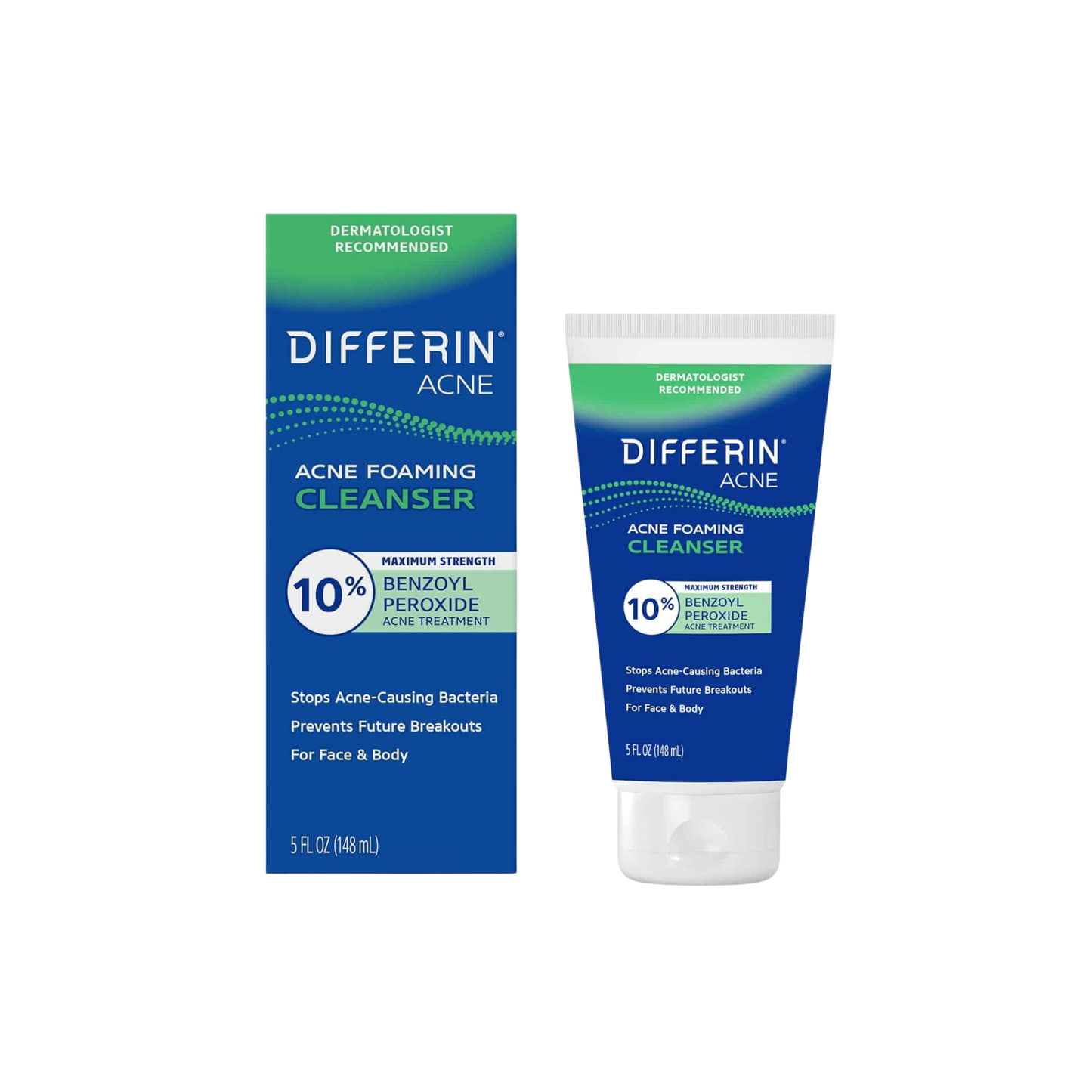 Differin Acne Foaming Wash 10% Benzoyl Peroxide