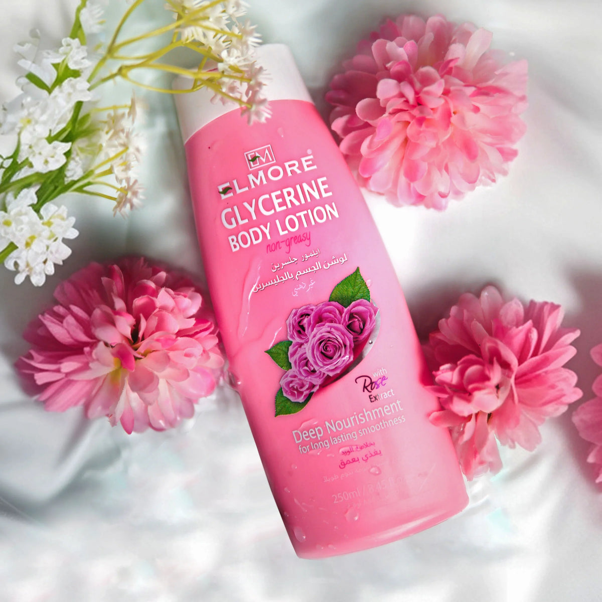 Elmore Glycerin Body Lotion With Rose Extract 250ml