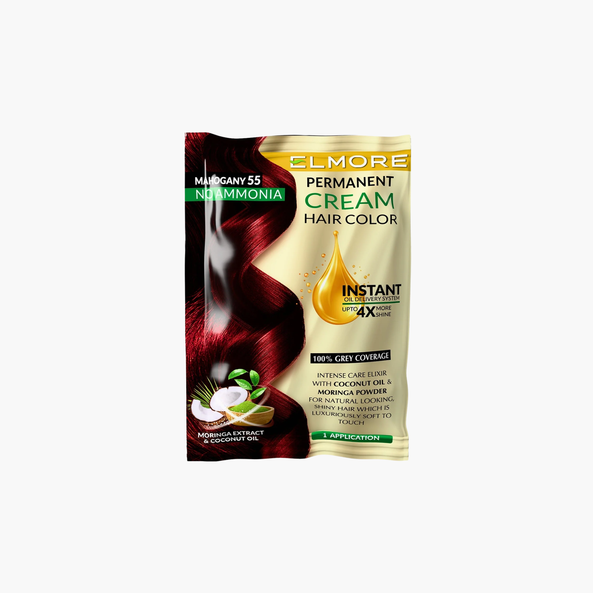 Elmore Permanent Cream Hair Color 1 Application