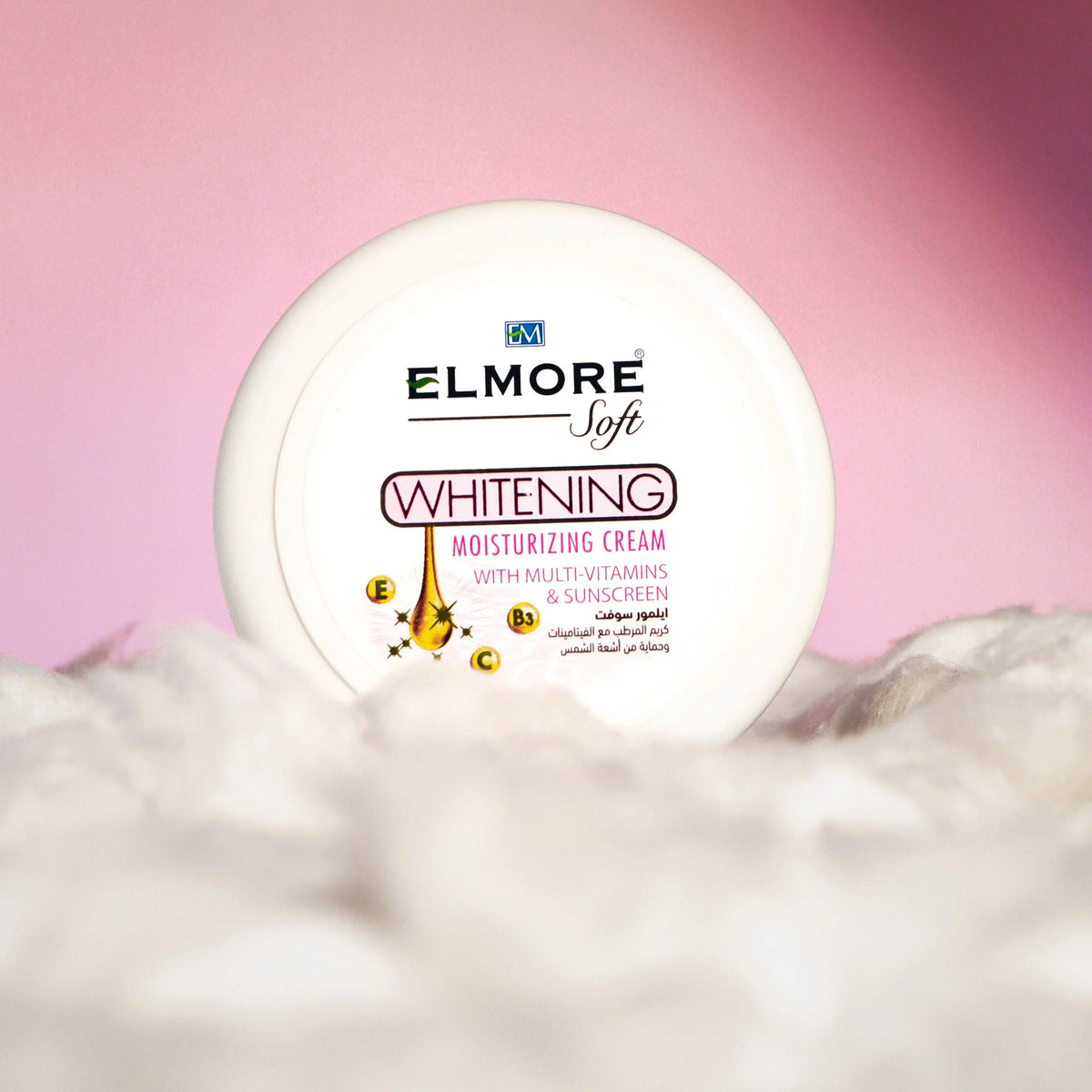 Elmore Soft Whitening Moisturizing Cream 200gm