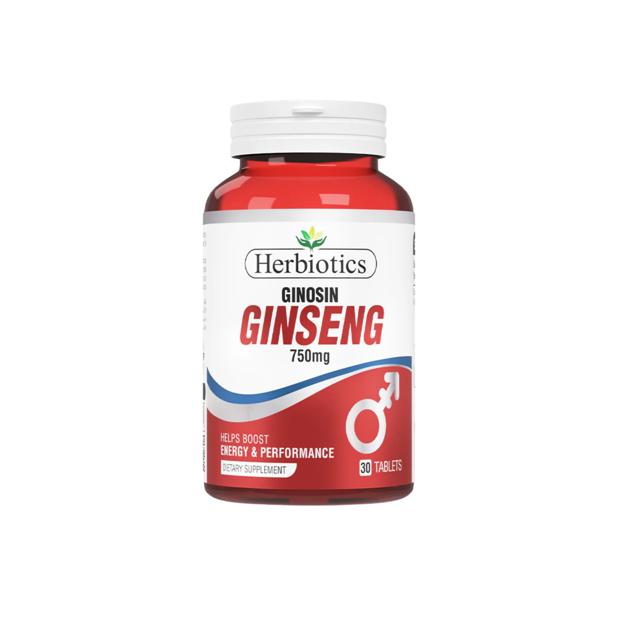 Herbiotics Ginosin Ginseng 750mg Immune Support Supplements