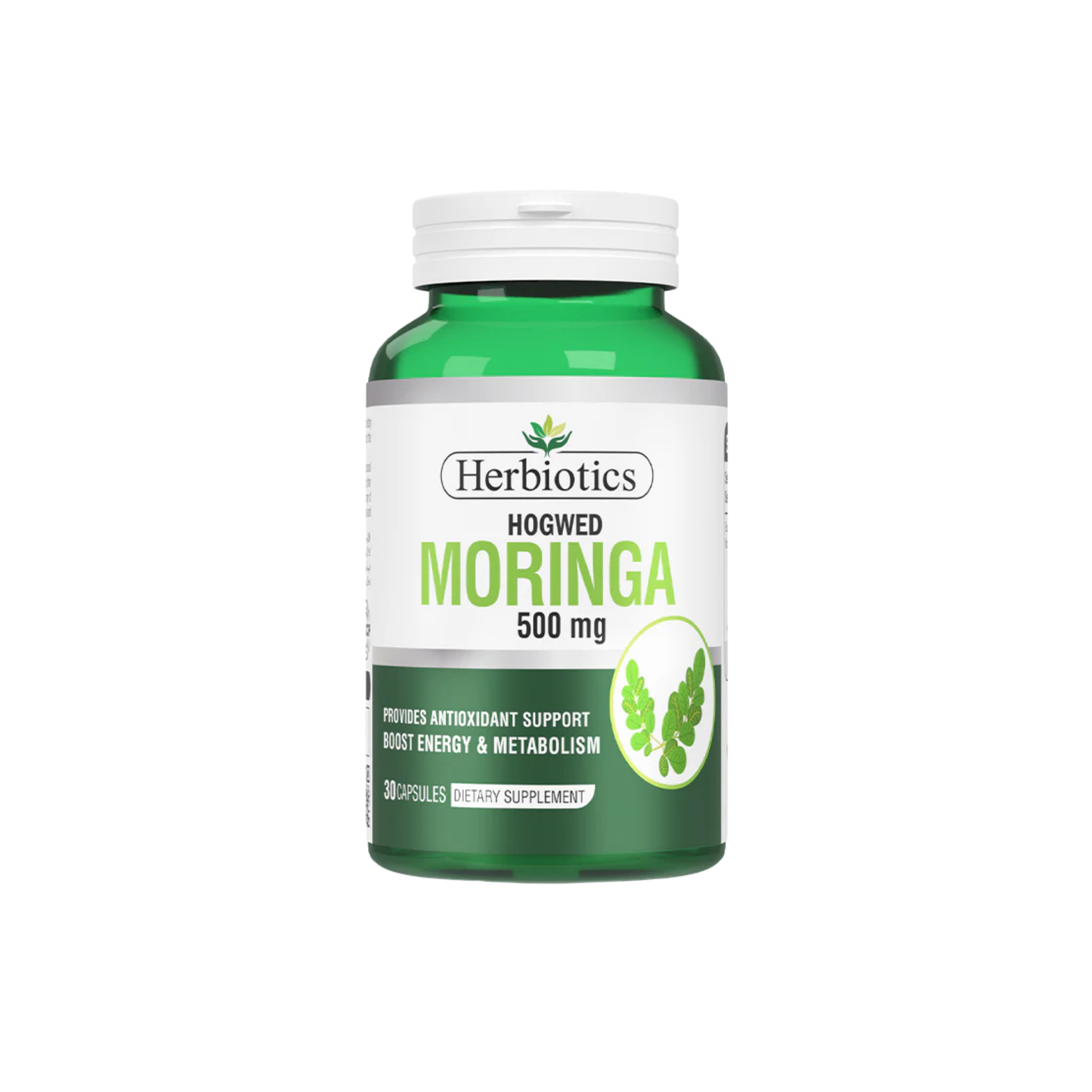 Herbiotics Hogwed Moringa 500mg Supplements
