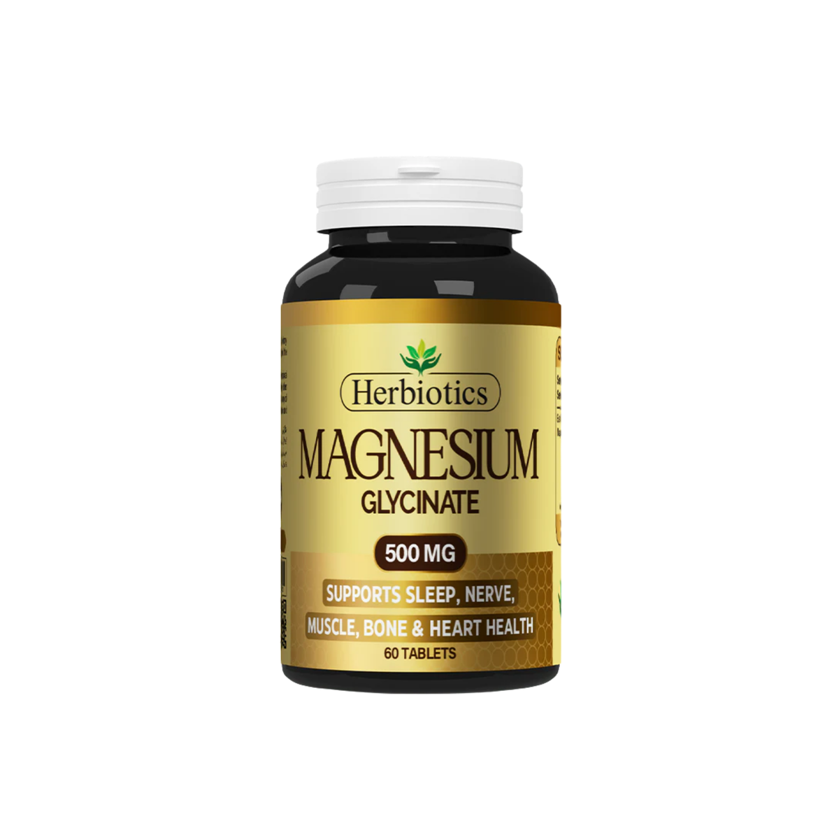 Herbiotics Magnesium Glycinate 500mg Supplements