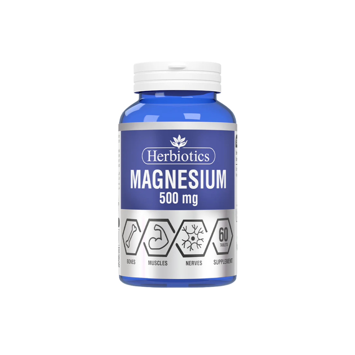Herbiotics Magnesium 500mg Supplements