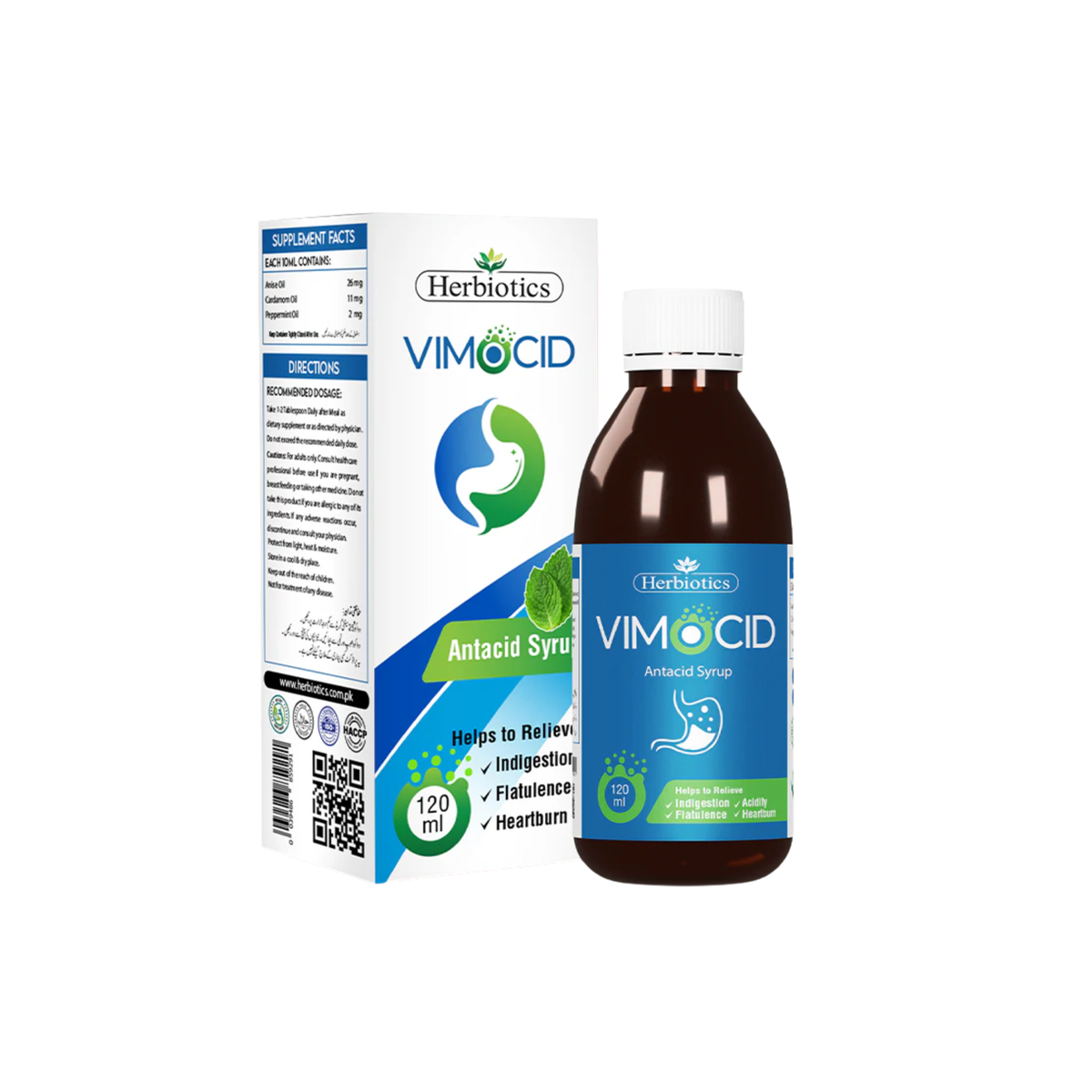 Herbiotics Vimocid Antacid Syrup 120ml