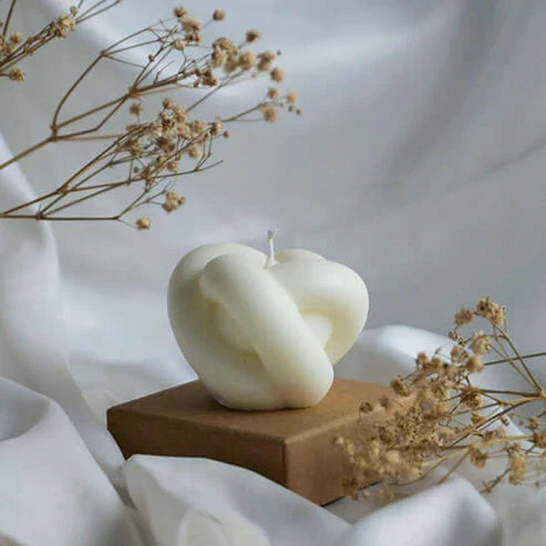 Candle Wick Store Knot White Candle