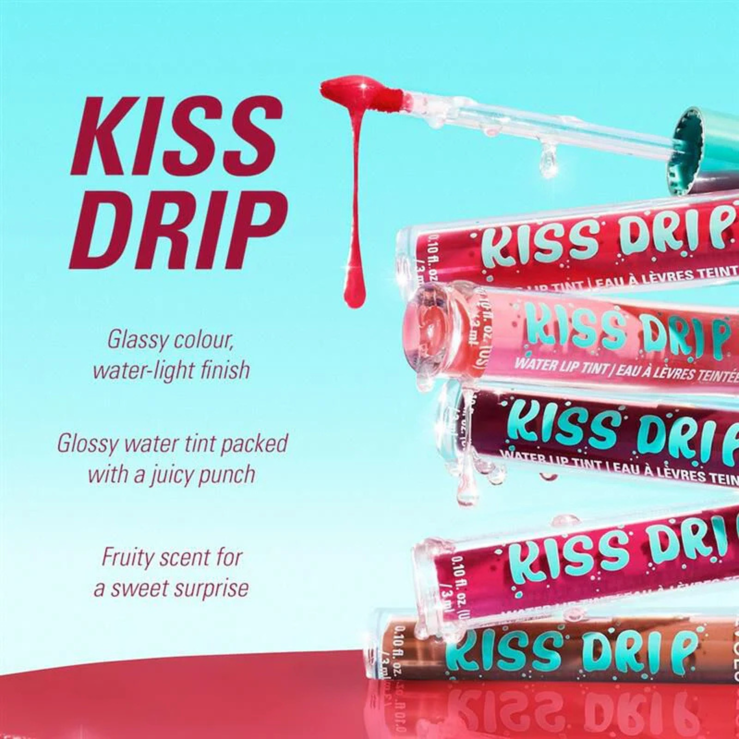 Revolution Kiss Drip Water Lip Tint 3ml
