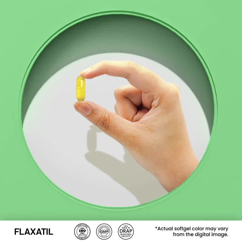 Nutrifactor Flaxatil Flaxseed Oil 1000mg Supplements 30 Softgels