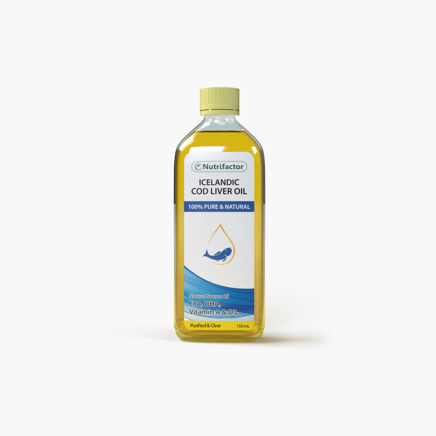 Nutrifactor Icelandic Cod Liver Oil 150ml