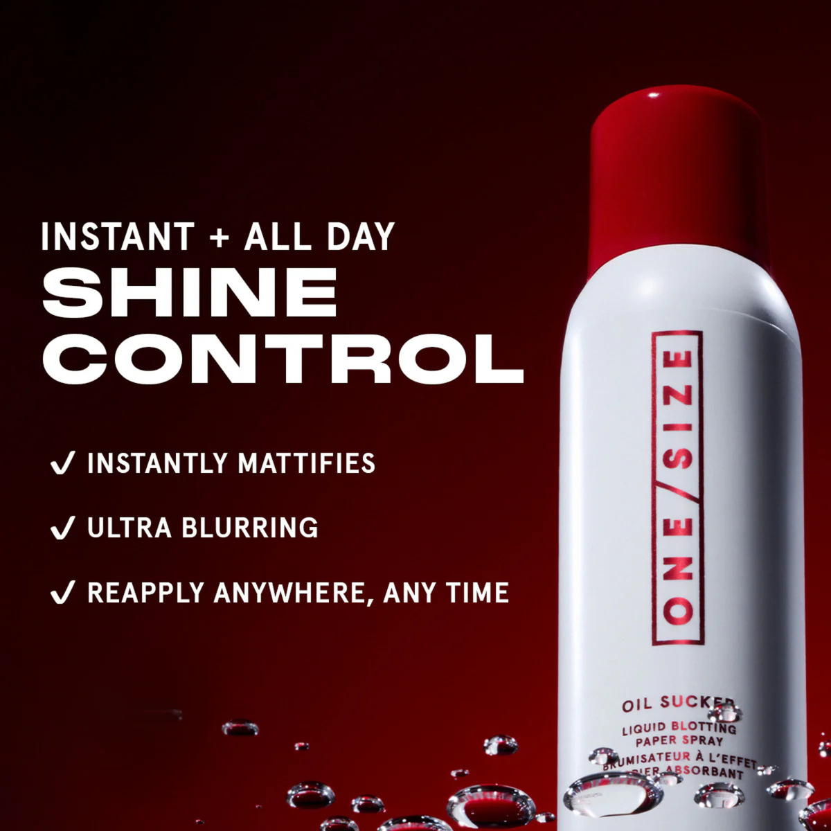 One Size Oil Sucker Liquid Blotting Paper Spray