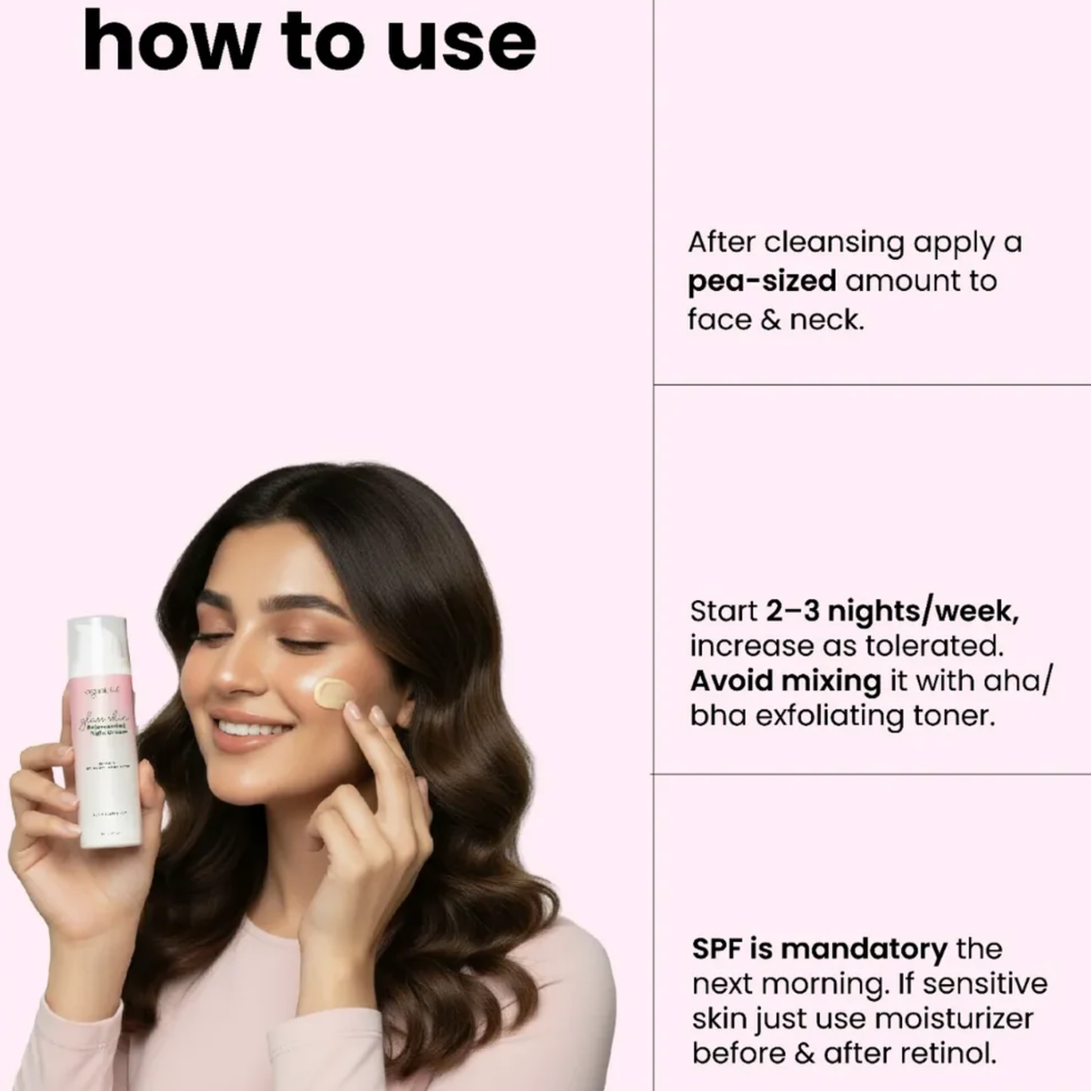 Organic Lab Glass Skin Rejuvenating Night Cream For All Skin Types 50ml