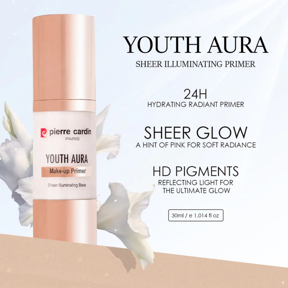 Pierre Cardin Paris Youth Aura Make-Up Primer 30ml