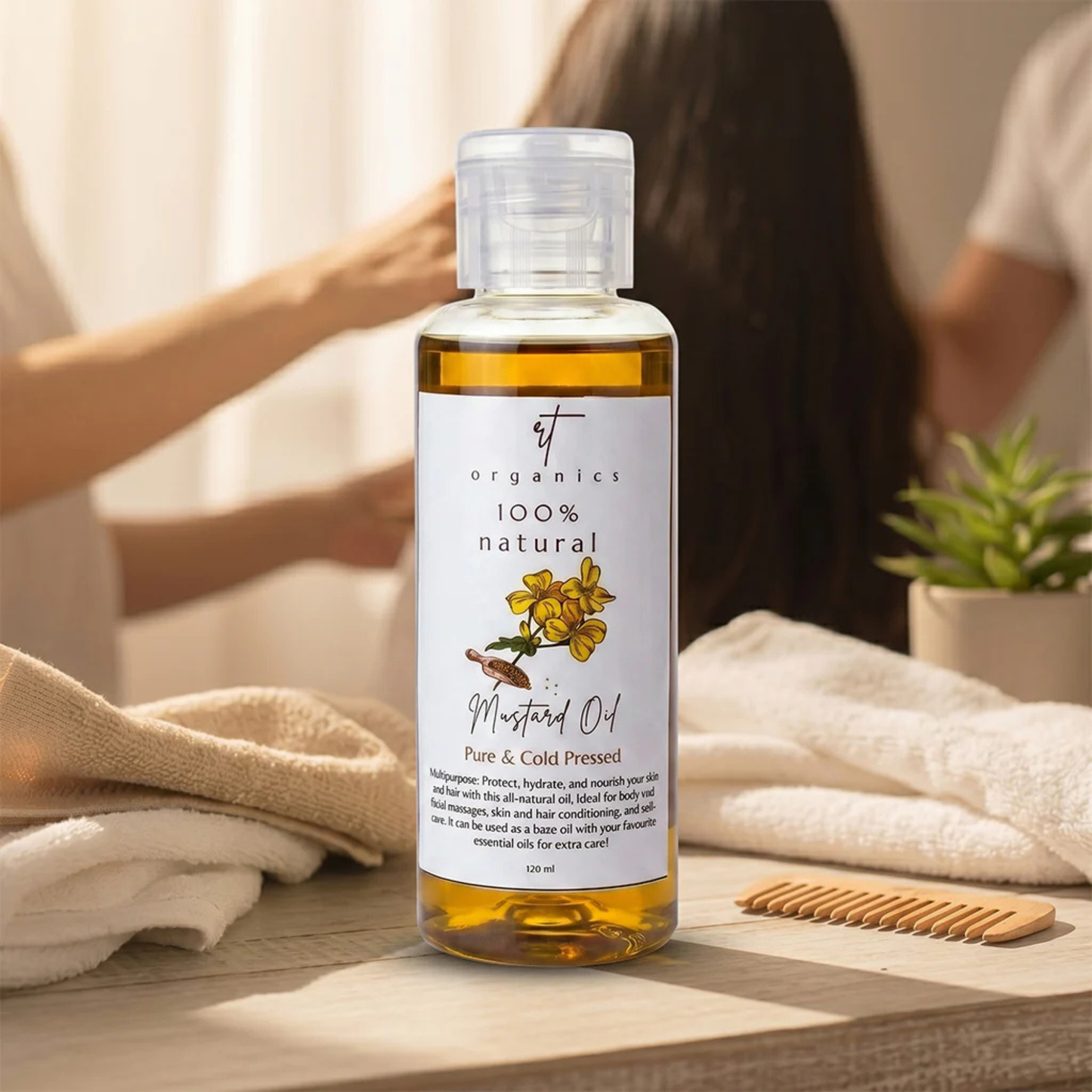 RT Organics Cold Pressed Mustard Oil