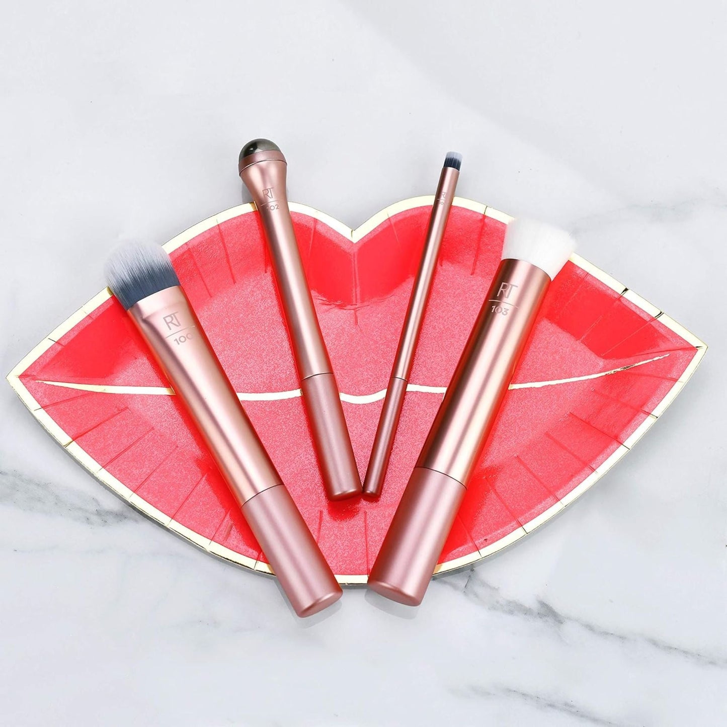 Real Techniques Skincare Prep & Prime Makeup Brush Set