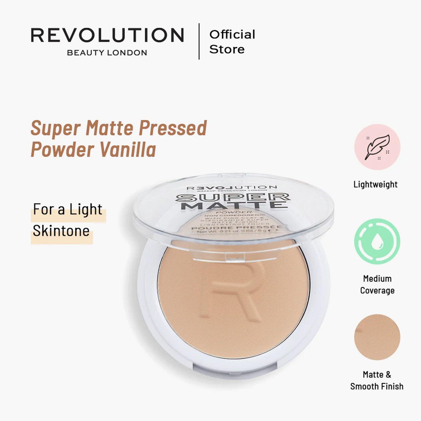 Revolution Relove Super Matte Pressed Powder 6gm