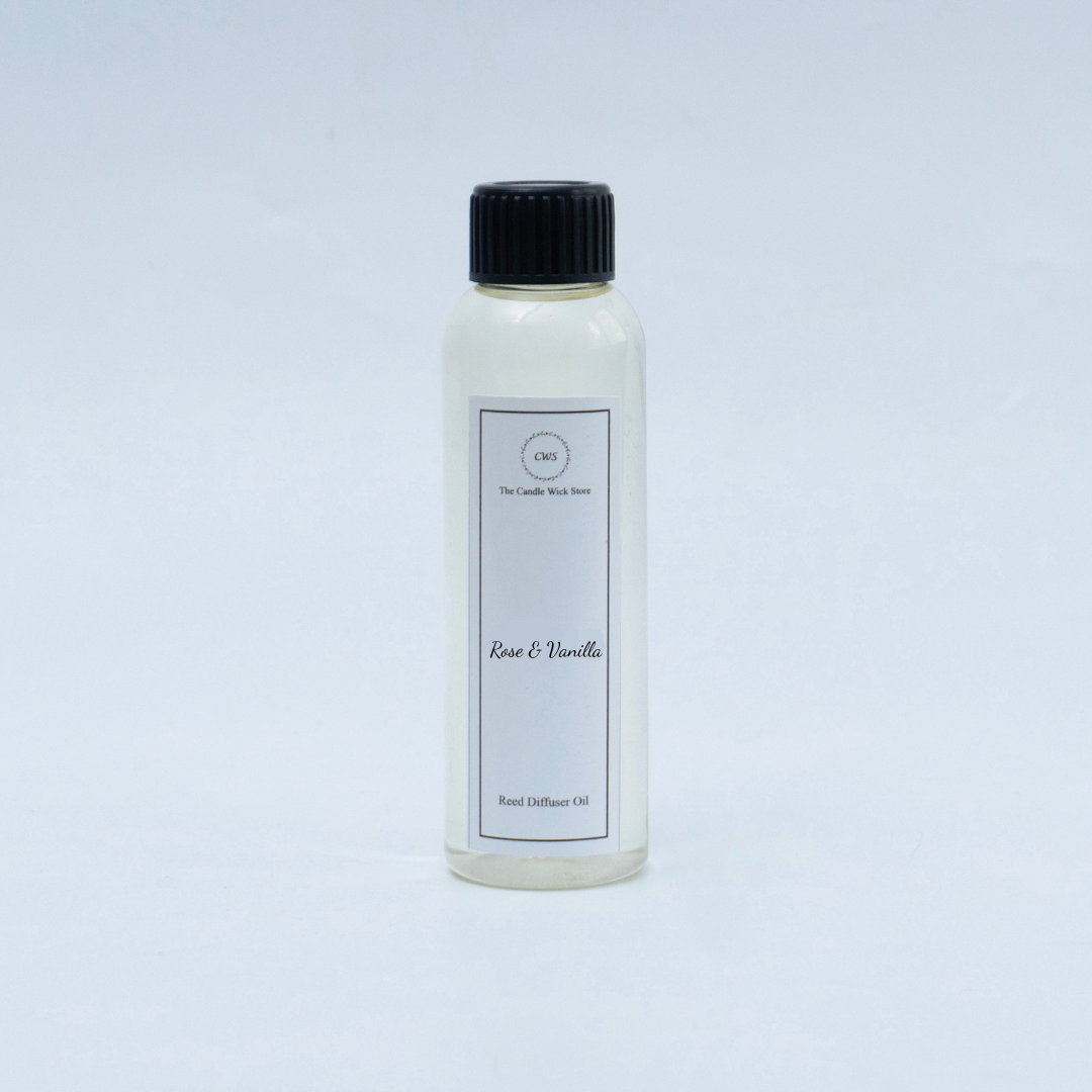 Candle Wick Store Rose and Vanilla Diffuser Refill Oil 120ml