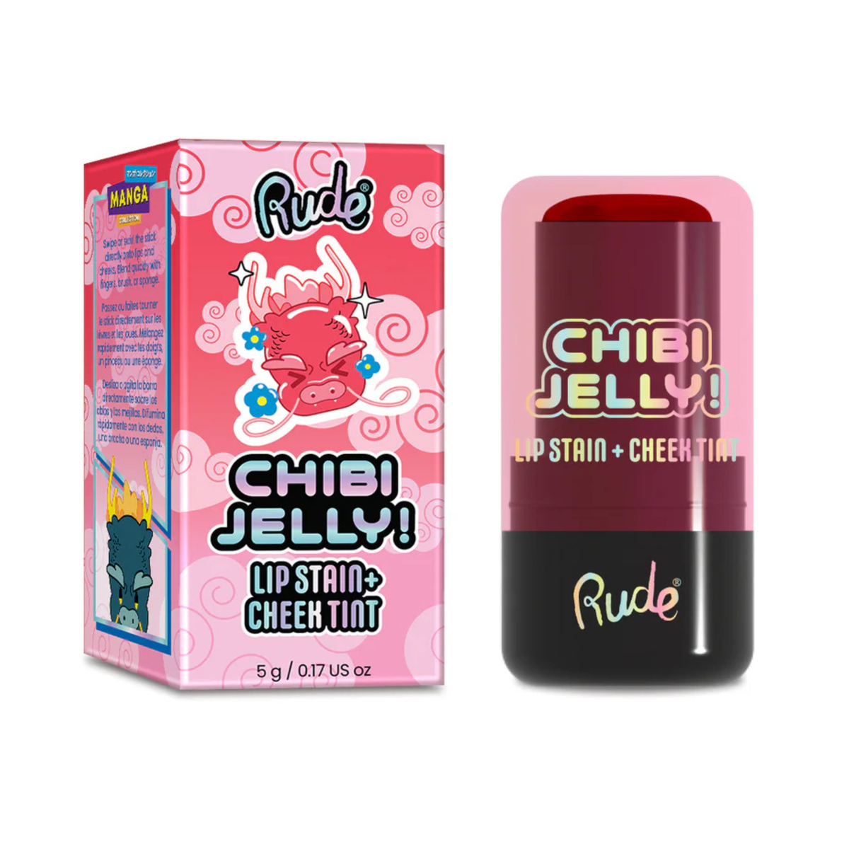 Rude Chibi Manga Collection Chibi Jelly Lip Stain and Cheek Tint 5gm