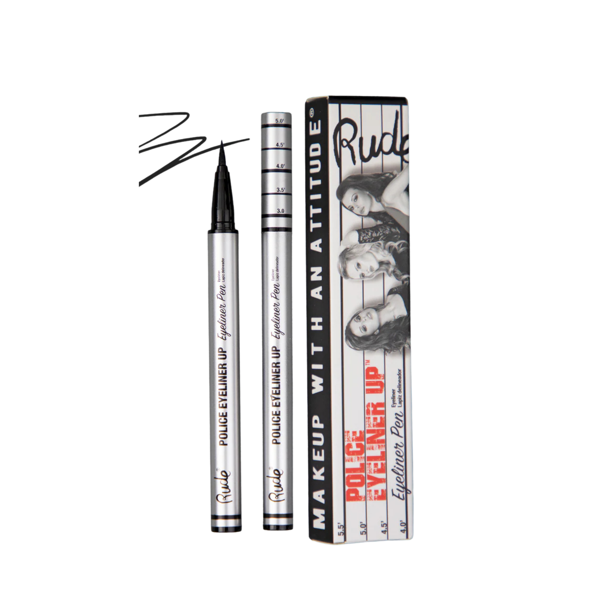 Rude Police Eyeliner Up Eyeliner Pen 1.8ml