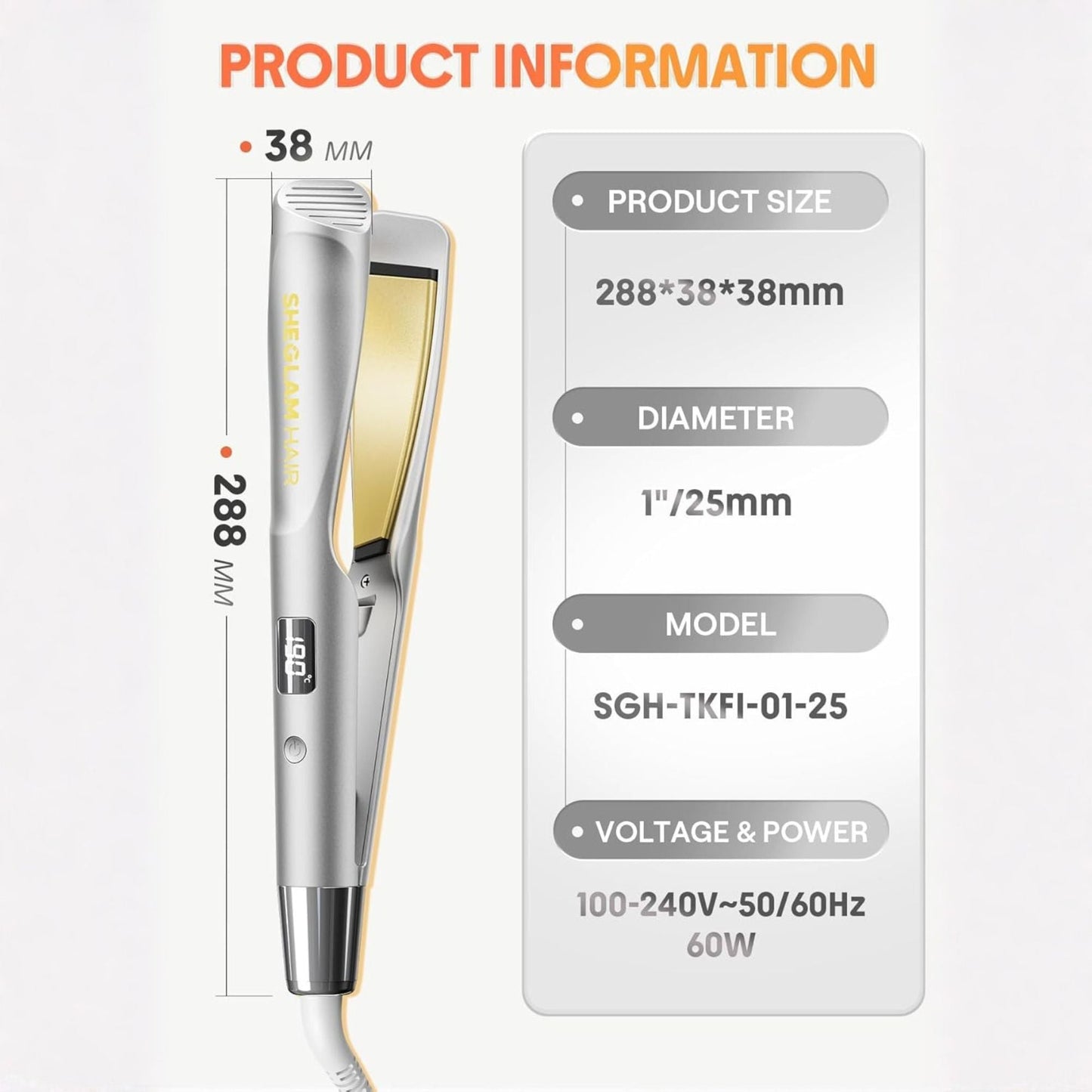 Sheglam Sleek Chic Twist Kiss Flat Iron
