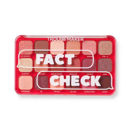 Trouble Maker Big Trouble Shadow Palette Fact Check 21.6gm