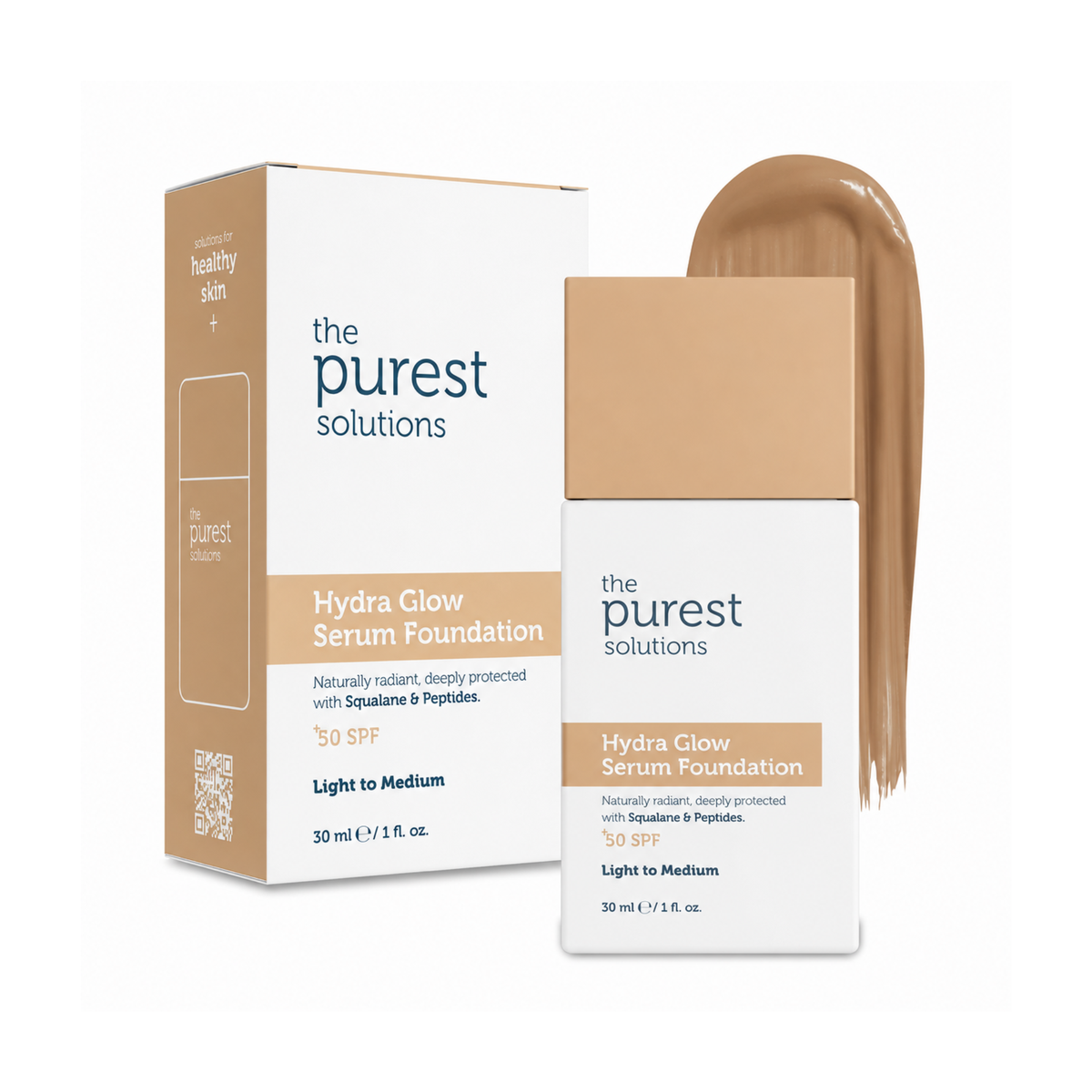 The Purest Solutions Hydra Glow Serum Foundation SPF 50+ 30ml