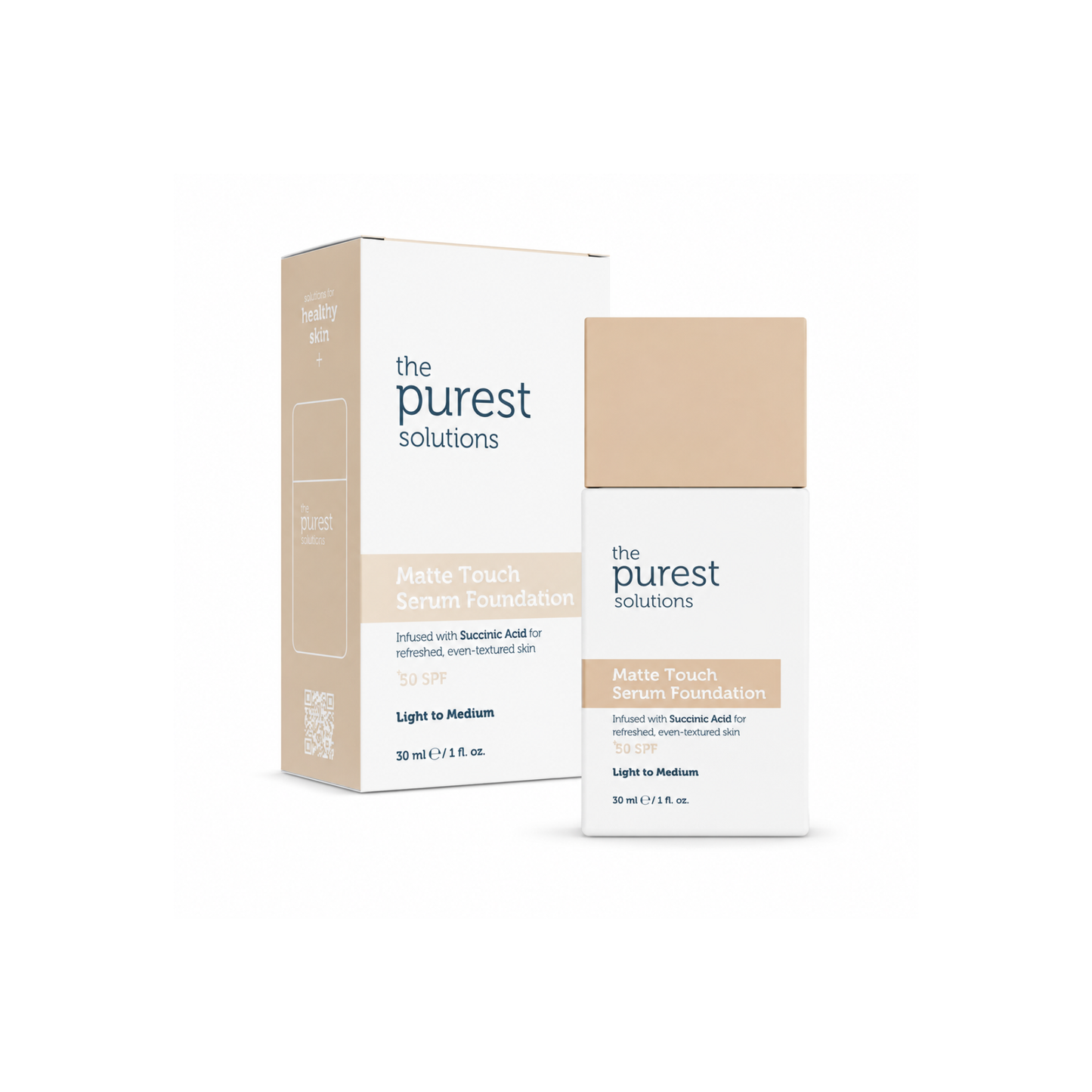 The Purest Solutions Matte Touch Serum Foundation SPF50++ 30ml