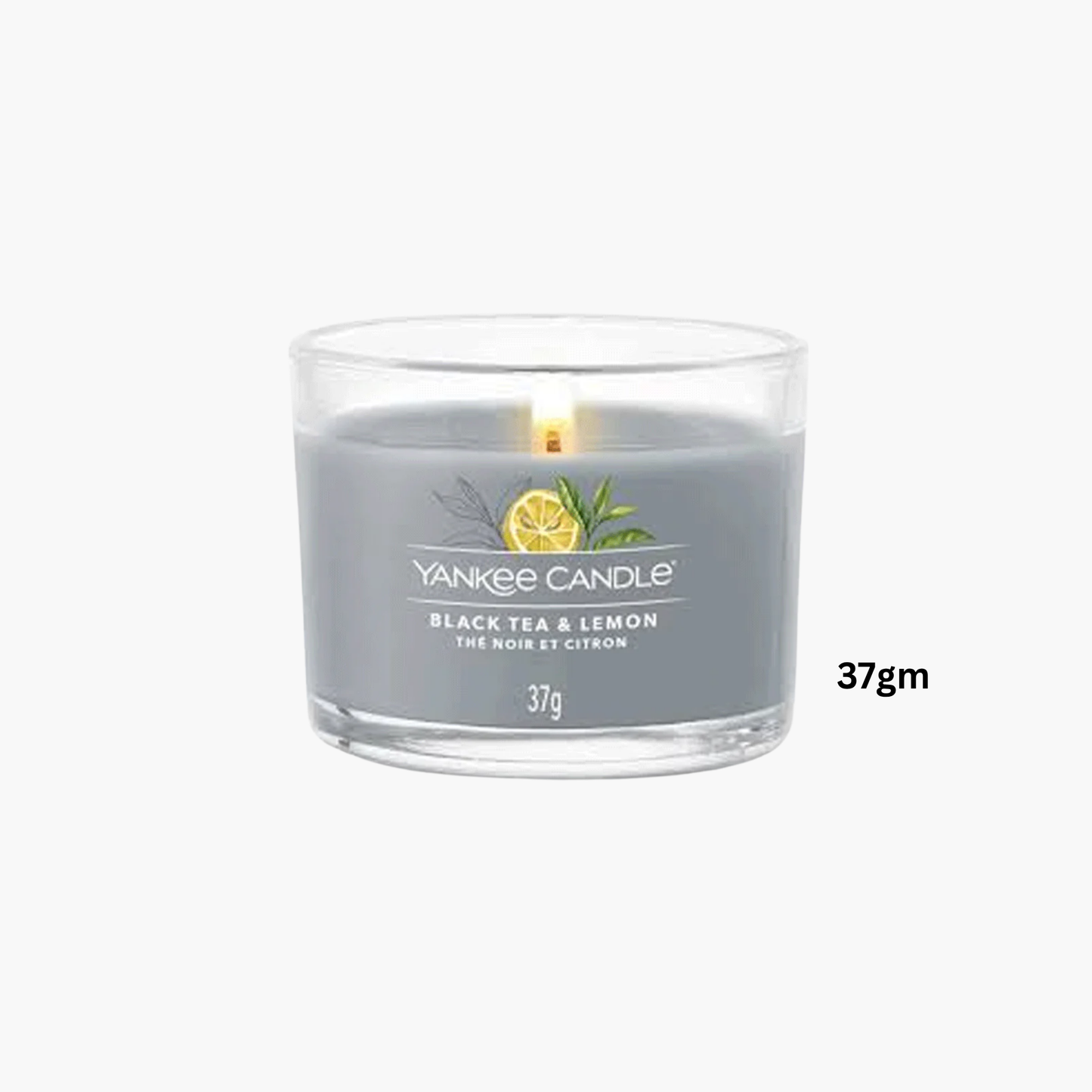 Yankee Black Tea & Lemon Scented Candle 37gm