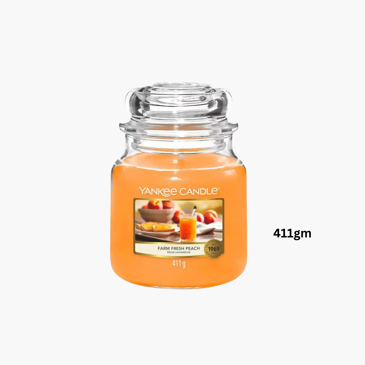 Yankee Farm Fresh Peach Scented Candle 411gm