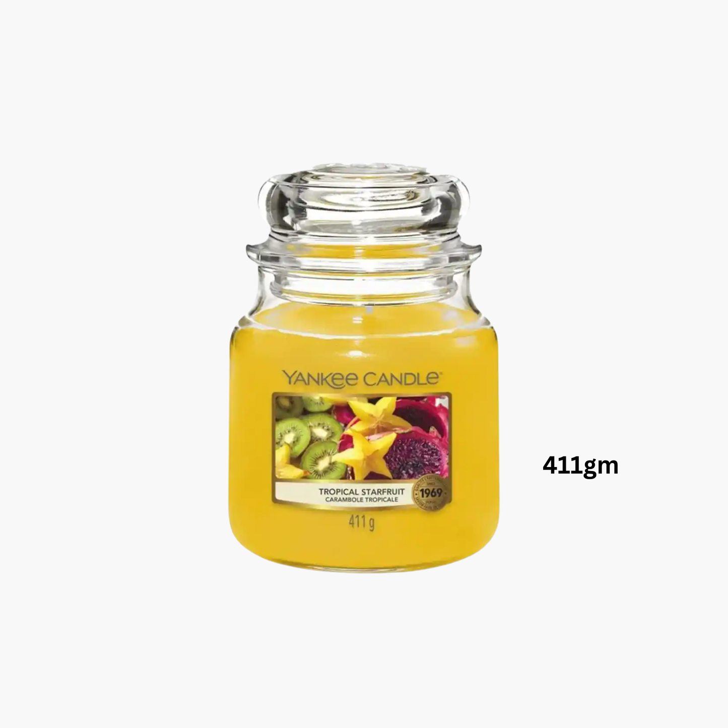 Yankee Tropical Starfruit Scented Candle 411gm