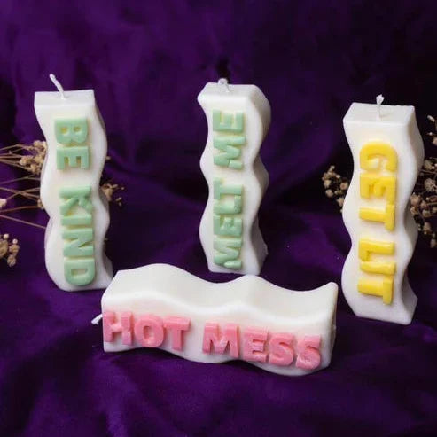 Candle Wick Store Melt Me Quote Candle Green 96gm